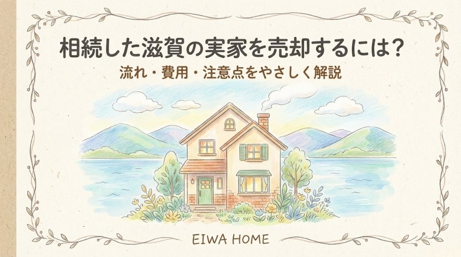 相続した滋賀の実家を売却するには？流れ・費用・注意点を徹底解説