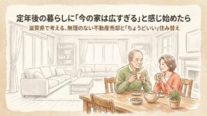 定年後の暮らしを見据えて「今の家は広すぎる」と感じ始めた60代夫婦へ——滋賀県での不動産売却と住み替え