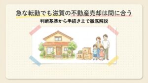急な転勤でも滋賀の不動産売却は間に合う|判断基準から手続きまで徹底解説