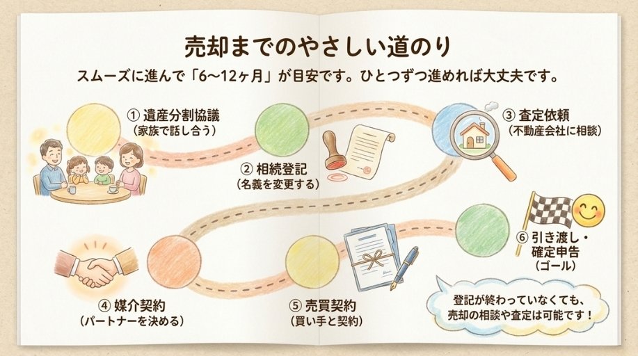 滋賀県で相続不動産を売却する流れ6ステップ