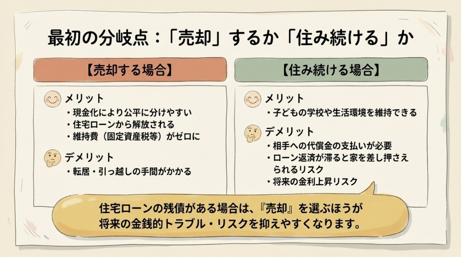 売却と住み続ける選択を比較する判断基準