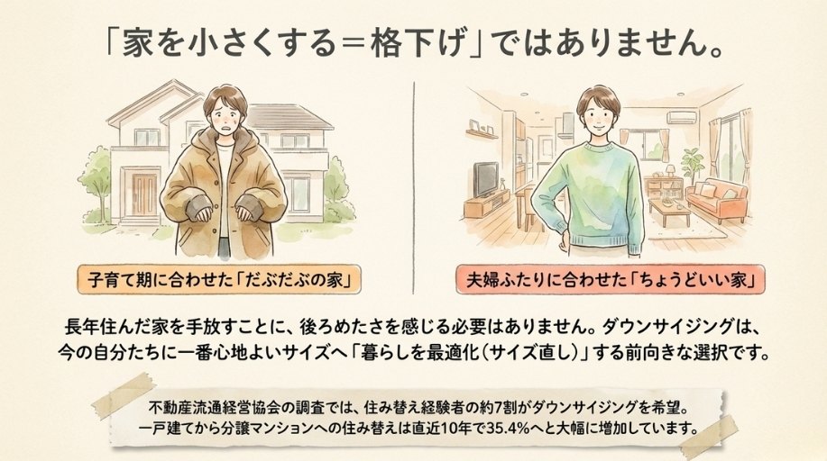 「家を小さくする＝格下げ」ではない