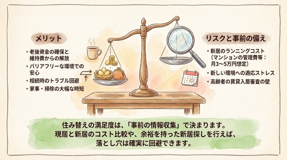 滋賀県で定年後に家を売却するメリットと見落としがちなリスク
