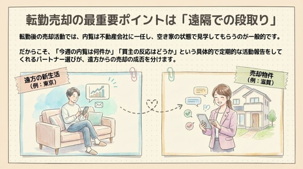 離れていても安心して任せられる不動産会社を選ぶために